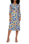 Diane Von Furstenberg Phoenix Reversible Dress In Dianthus /vintage Cane Print