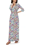 Diane Von Furstenberg Abigail Floral-print Midi Wrap Dress In Floral March