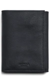 SHINOLA SHINOLA RFID LEATHER TRIFOLD WALLET