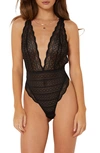 ETAM ETAM IDOLE METALLIC LACE BODYSUIT