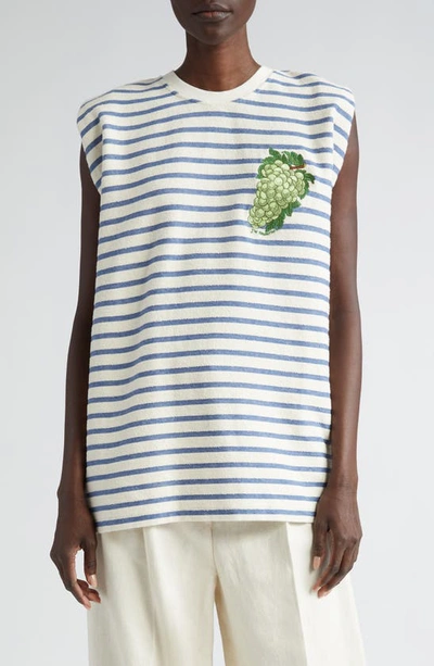 Jw Anderson Grape Tanktop In White