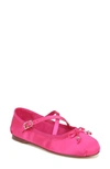 Circus Ny By Sam Edelman Zuri Ballet Flat In Pink Peacock Satin