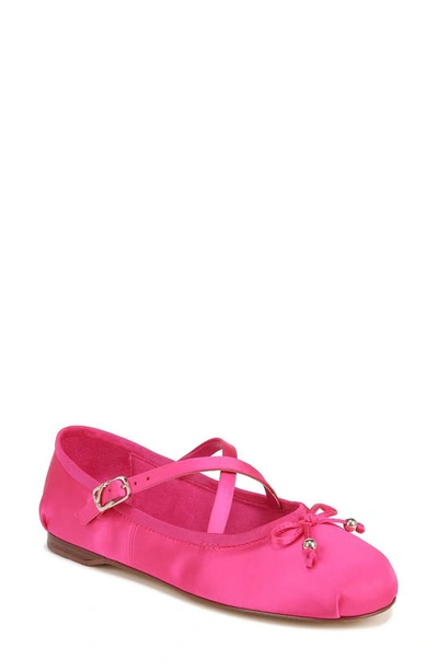Circus Ny By Sam Edelman Zuri Ballet Flat In Pink Peacock Satin