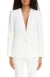 Isabel Marant Manzil Blazer In White Chanvre