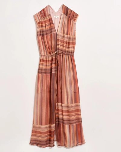 Billy Reid V-neck Maxi Dress In Brown