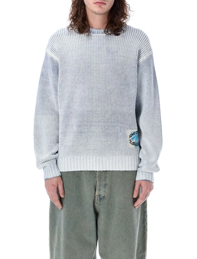 Acne Studio Painted Sweater In Blue