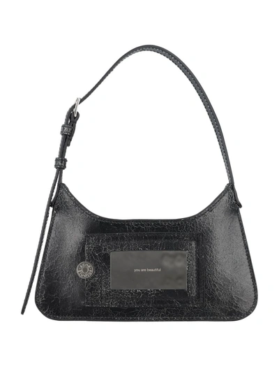 Acne Studio Platt Micro Shoulder Bag In Black