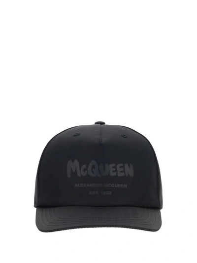 Alexander Mcqueen Hats In Black