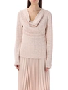 Givenchy 4g-jacquard V-neck Top In Blush Pink