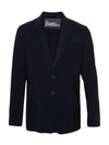Herno Single-breasted Blazer Jacket In Blue