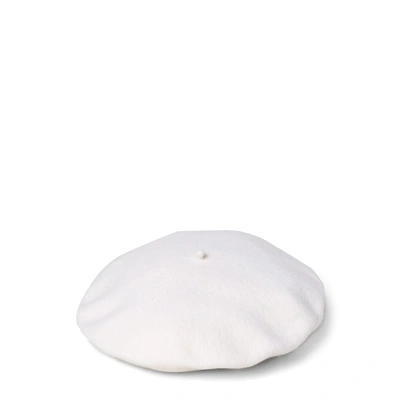 Maison Margiela Four Stitch Detailed Beret In Beige