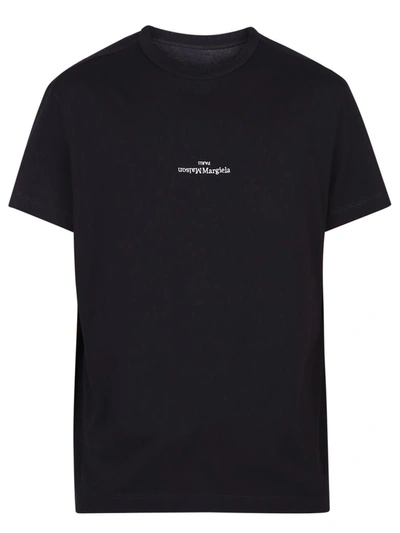 Maison Margiela Small Logo T-shirt In Black