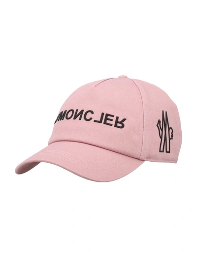 Moncler Grenoble Baseball Cap In Pink