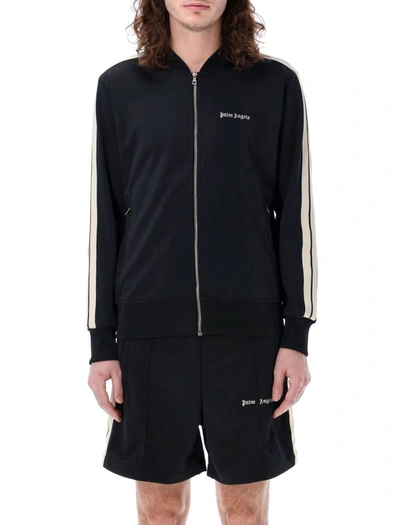 Palm Angels Classic Logo Bomber Track Jacket In Black