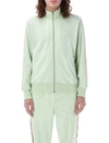 Palm Angels Classic Logo Tech Zip Track Jacket In Mint