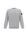 Stone Island Organic Cotton Sweatshirt In Polvere