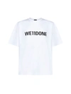 We11 Done Logo-print Short-sleeve T-shirt In White