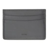 Apc Andre Card Holder In Iac - Bleu Gris
