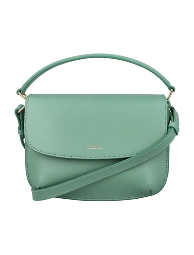 Apc A.p.c. Sarah Shoulder Strap Mini In Jade Green