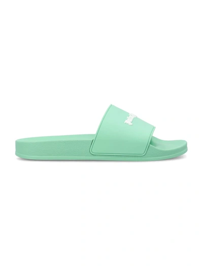 Palm Angels Pool Slide In Mint