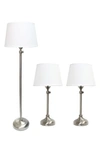 LALIA HOME 3-PIECE LAMP SET