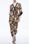 ALICE AND OLIVIA WANDA FLORAL JUMPSUIT