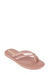 Ipanema X Shakira Women's Meu Sol Rasteira Ad Thong Sandals In Taupe