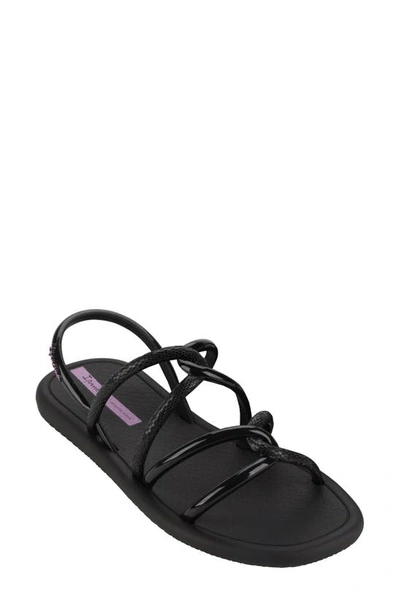 Ipanema X Shakira Women's Meu Sol Sandal Ad Strappy Sandals In Blck,lilac