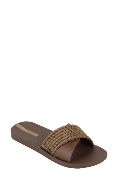 Ipanema Women's Street Ii Water-resistant Slide Sandals In Brown