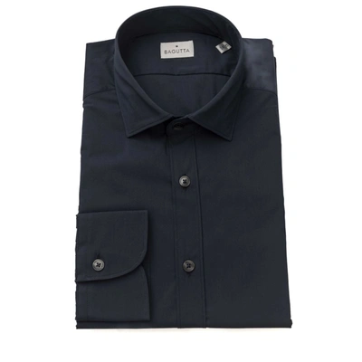 Bagutta Cotton Men's Shirt In Blue