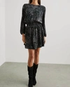 Rails Inez Dress In Charcoal In Pink