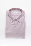 Robert Friedman Pink Cotton Shirt In Red