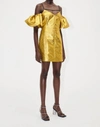 Stine Goya Brera Puff-sleeves Minidress In Multi