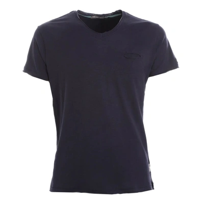 Yes Zee Cotton Men's T-shirt In Blue