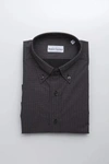 Robert Friedman Black Cotton Shirt In Black