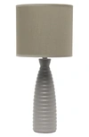 LALIA HOME TAUPE BOTTLE TABLE LAMP