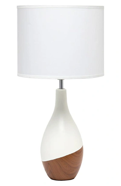 Lalia Home Laila Home Strikers Basic Table Lamp In Off-white