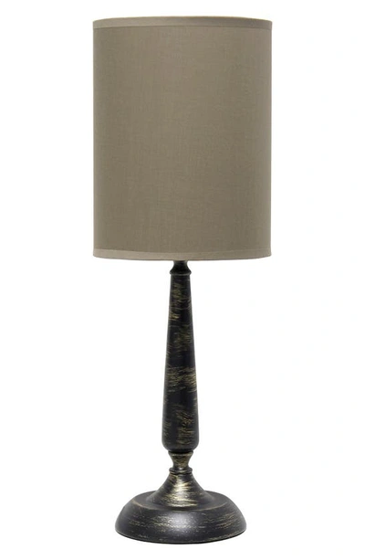Lalia Home Laila Home Traditional Candlestick Table Lamp In Grey