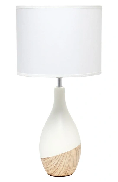 Lalia Home Laila Home Strikers Basic Table Lamp In Off-white