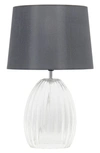 LALIA HOME FLUTED GLASS TABLE LAMP