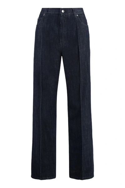 Dolce & Gabbana 5-pocket Straight-leg Jeans In Denim