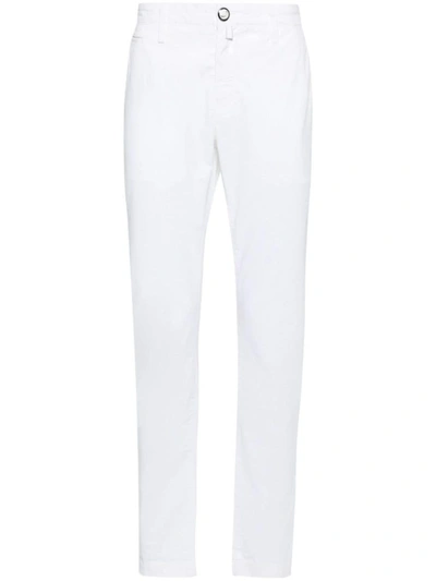 Jacob Cohen Bobby Slim-fit Chinos In Optical White