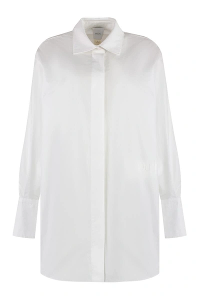Patou Iconic Mini Shirt Dress Clothing In White