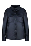 Woolrich Nylon Overshirt In Blue