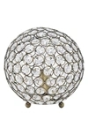 LALIA HOME CRYSTAL ORB TABLE LAMP