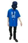 UNDERCOVER UNDERCOVER RECORDS BLUE T-SHIRT
