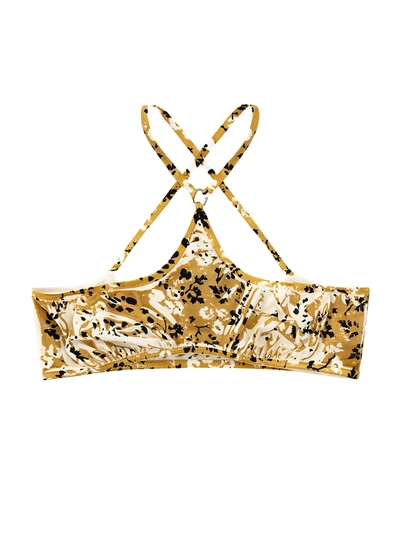 Knwls Yellow & Black Chk Bra