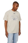 Shop Vtmnts College Beige Cotton T-shirt