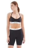 Sporty And Rich Black 80s Runner Biker Shorts In Black