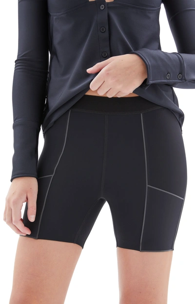 Coperni Panelled-design Bike Shorts In Black